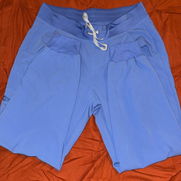 FIGS Zamora Scrub Pants in Ceil Blue - Picture 3 of 6